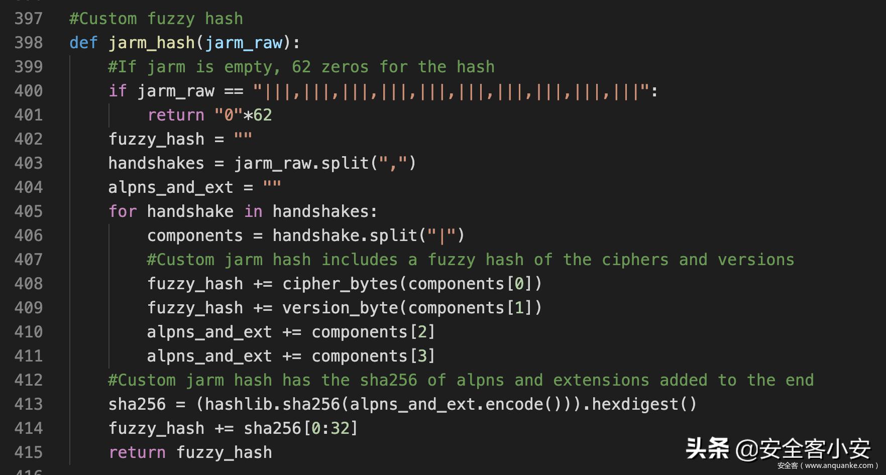 利用JARM指纹进行TLS服务端标记