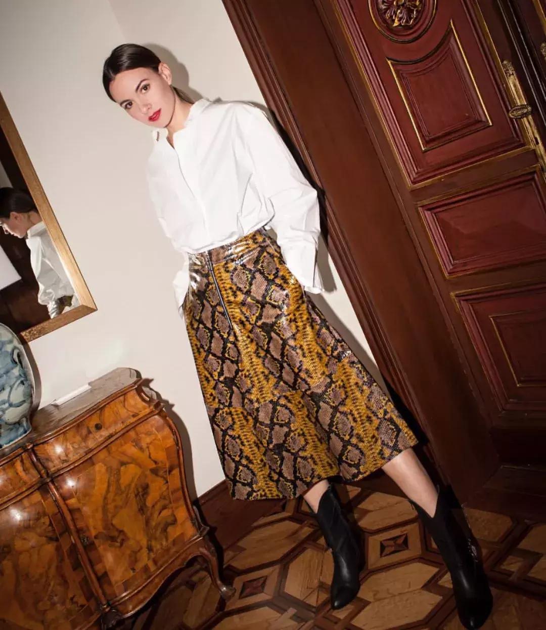 小众印花穿出时髦感,印花气质高级感