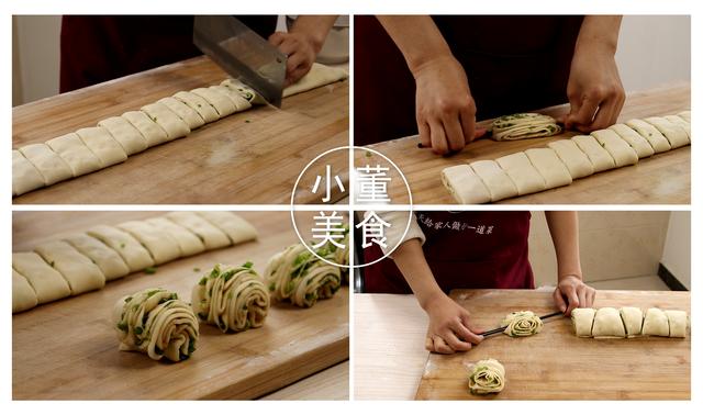 花卷的做法用一根筷子压两下,花卷的做法筷子慢动作