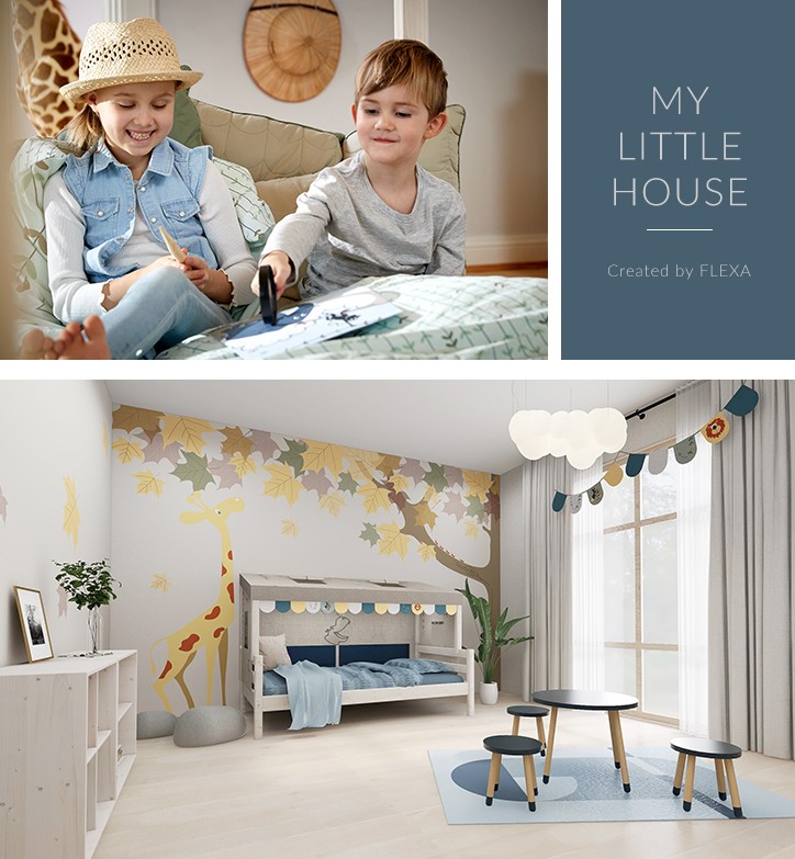 在FLEXA芙莱莎布艺树屋中读绘本是怎样的体验？