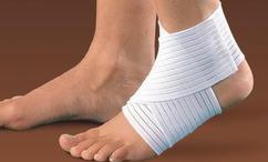 浅谈踝关节扭伤与创伤性关节炎,踝关节扭伤包扎