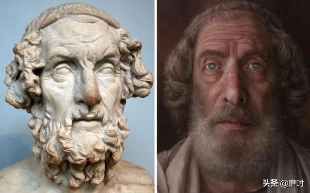 新声：韩国小哥用画笔“复活”梵高荷马，效果堪比人肉照相机