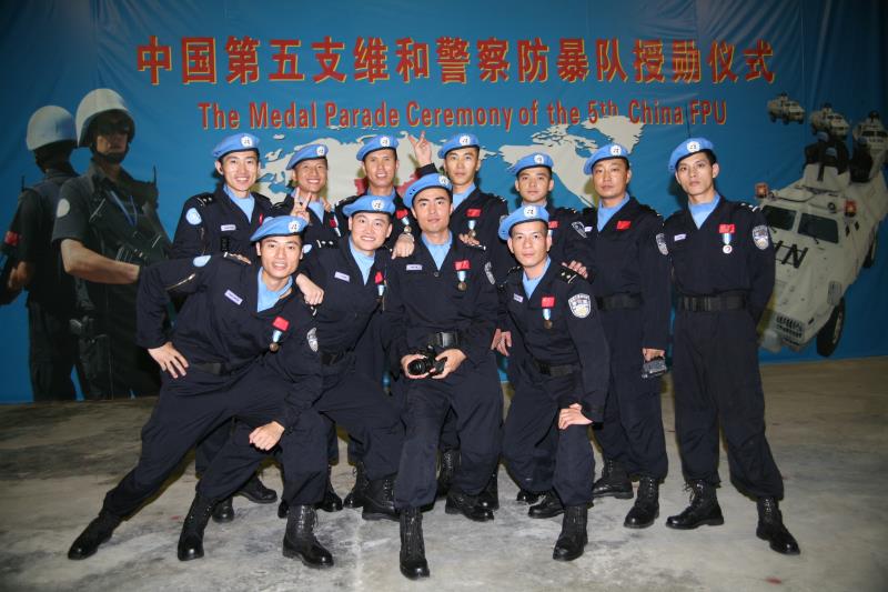 “战狼”团队张翔,联合国维和警察,勋章与荣誉交相辉映