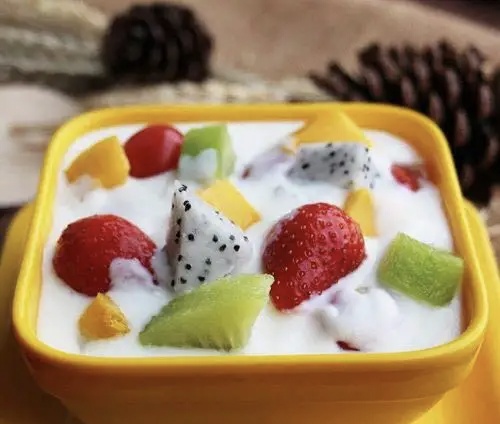 水果捞酸奶配料做法,冰淇淋水果捞做法