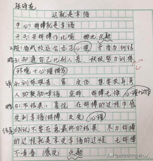 这就是幸福习作例文,这就是幸福优秀作文800