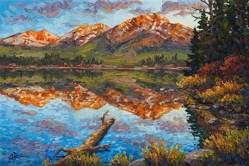 唯美壮丽的印象派风景油画,意境优美的古典风景油画欣赏