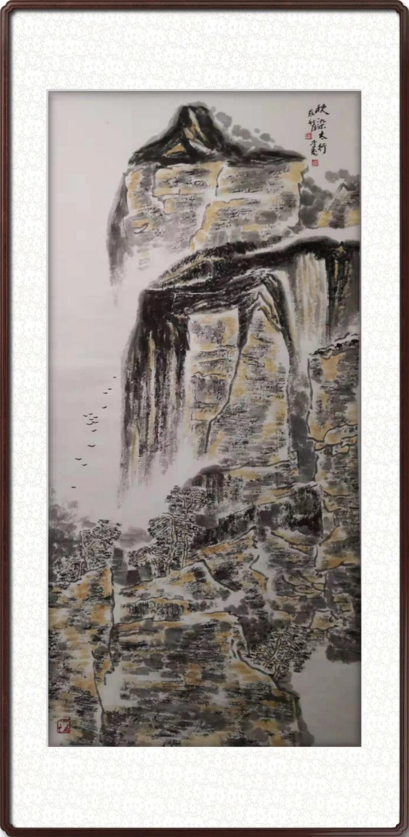 书法作品欣赏心中若有桃花源,历代名家绘画桃花源图