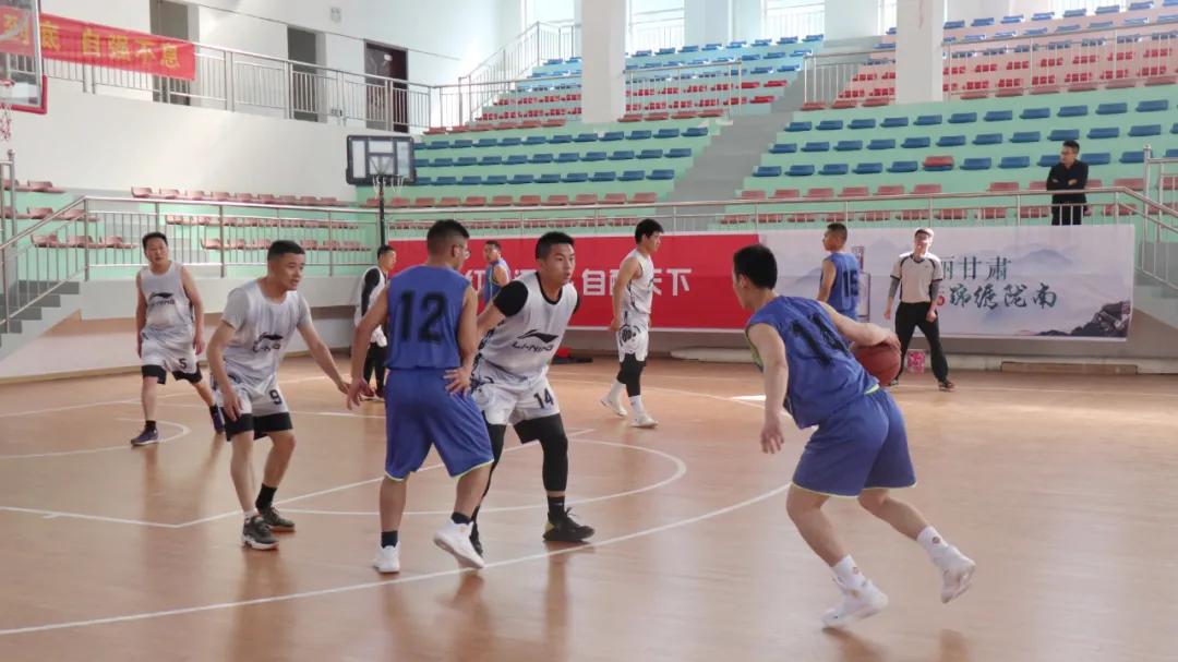 两当县庆“五一”迎“五四”暨第三届“红川酒业杯”职工篮球赛正式开幕