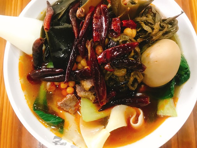 安徽牛肉板面和太和羊肉板面,面中之王清汤面