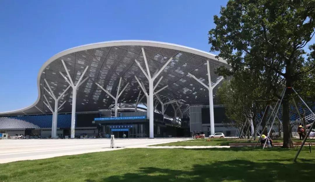 深圳国际会展中心建筑布局图,深圳国际会展中心建造过程