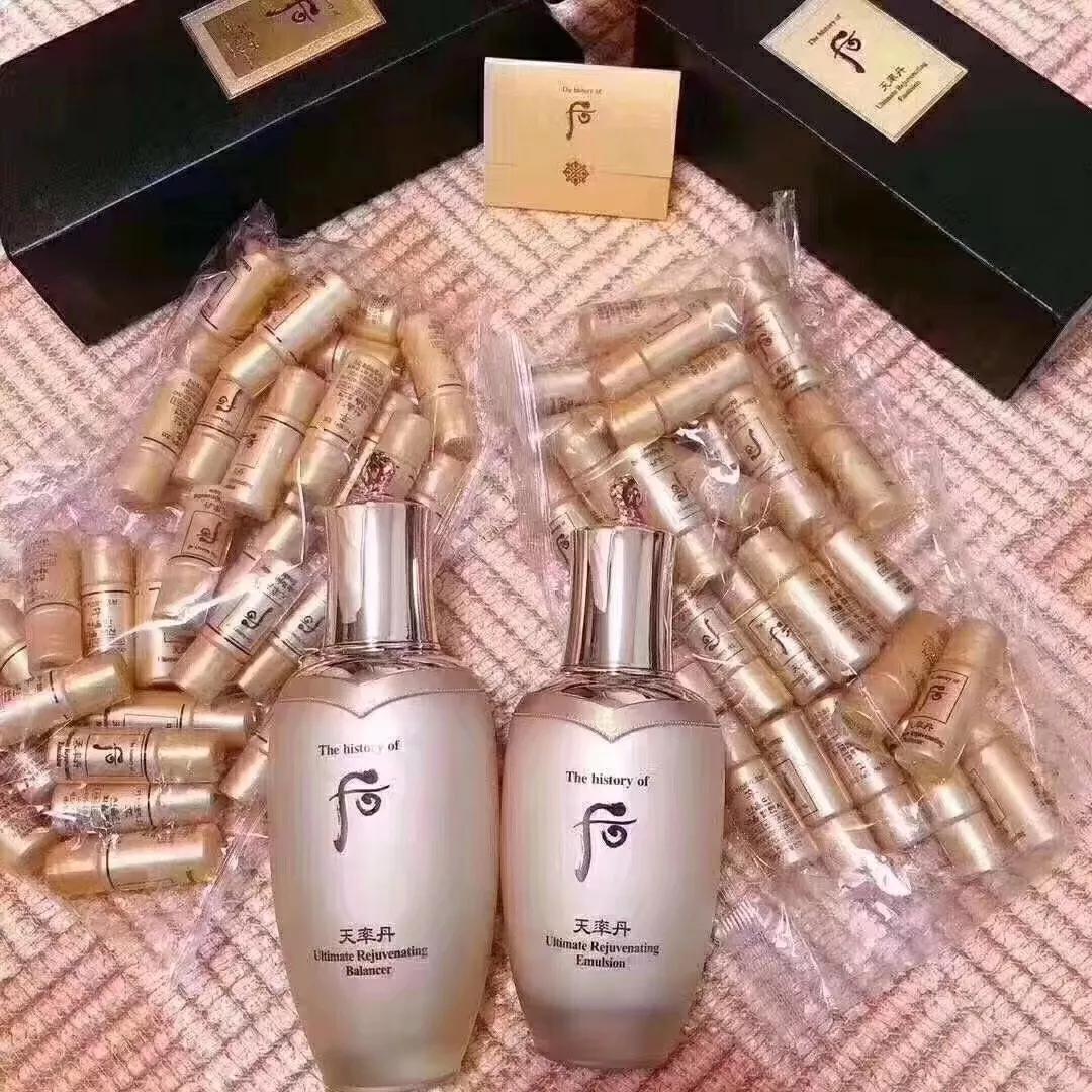 whoo后津率享水乳小样怎样用,韩国whoo后护肤品套装