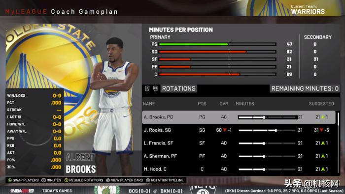 nba2k19所有球员能力值一览,nba2k19怎么打辉煌生涯