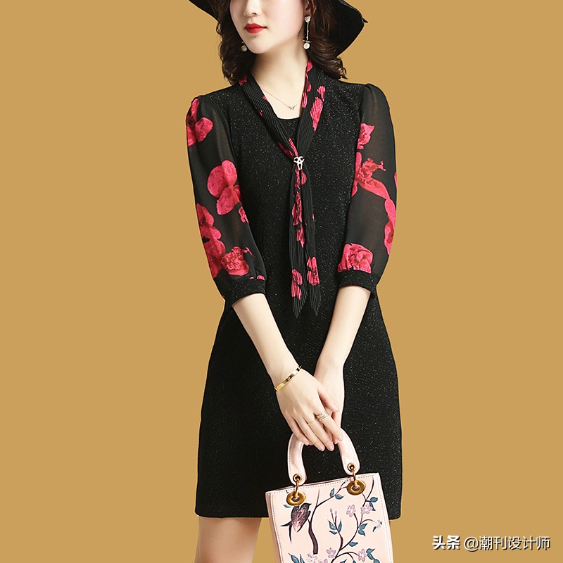 哥弟妈妈高档打底连衣裙网纱,哥弟妈妈连衣裙最新款