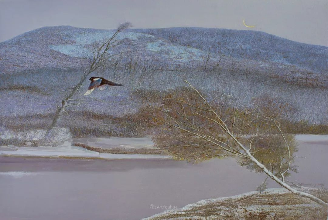 中国写意油画双年展高清作品集,国韵经典油画第五届