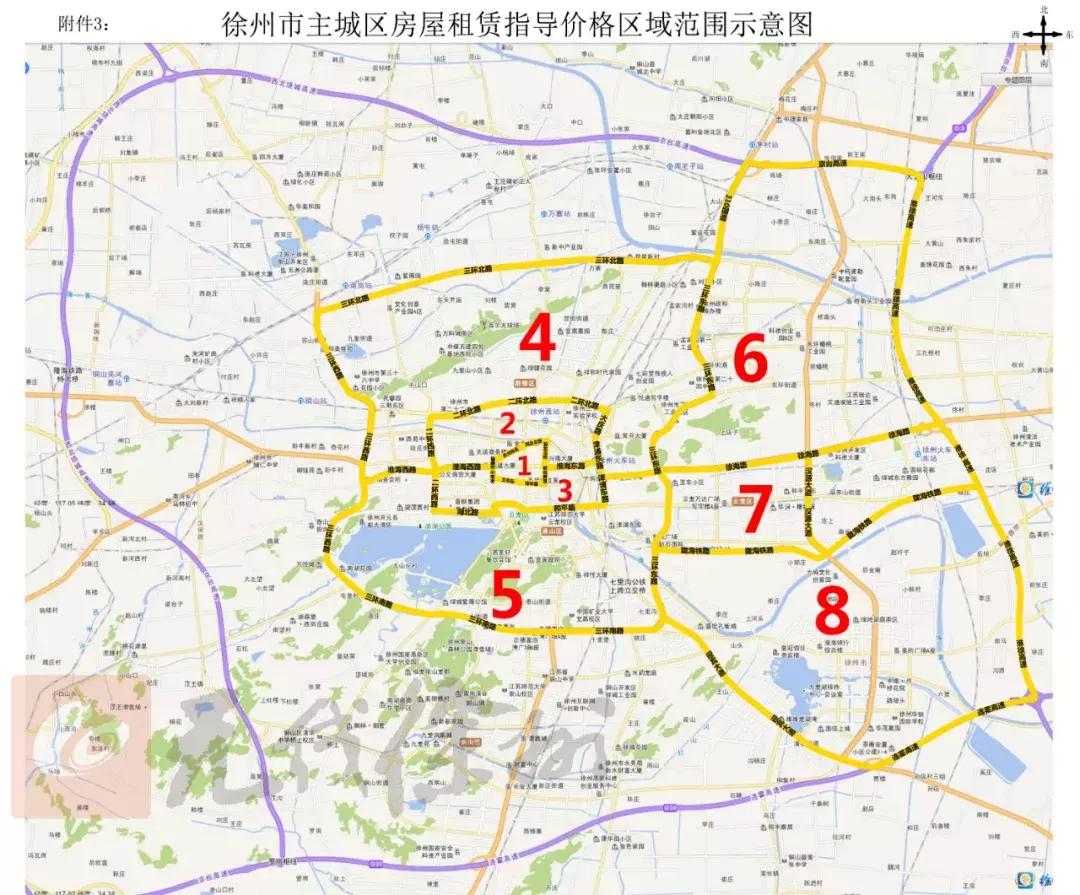 徐州租房租赁指导价,徐州房屋出租基准价