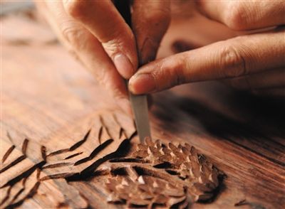 根雕荷叶雕刻入门,手工木雕自学入门根雕