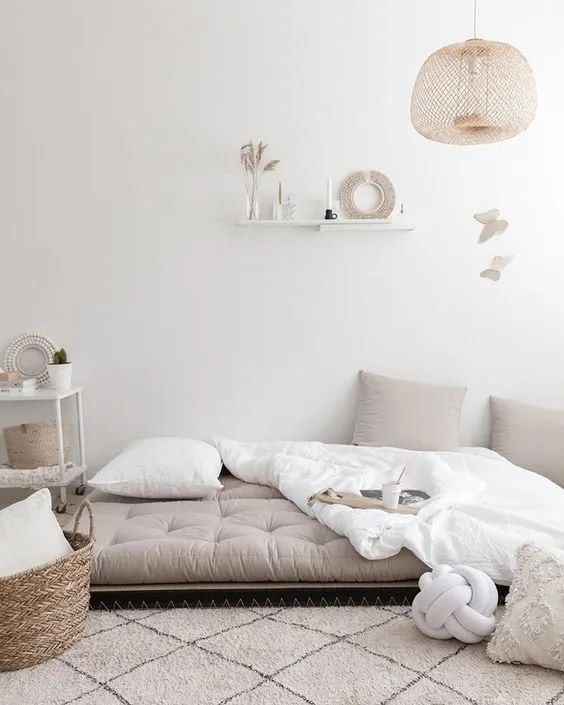 奶油色配色高级感,奶油色空间高级感