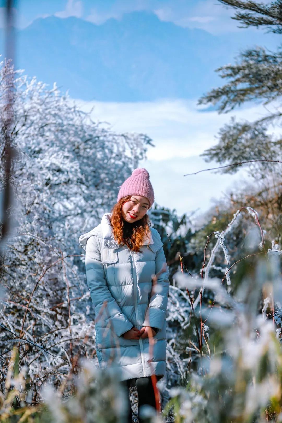 成都天台山景区自驾游攻略,成都天台山玩雪