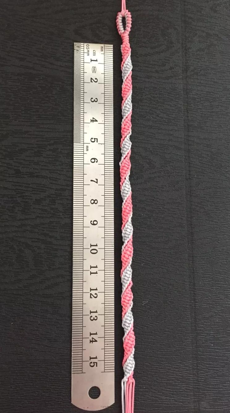 又简单又好看的彩绳手链,简单又好看又好编的手链