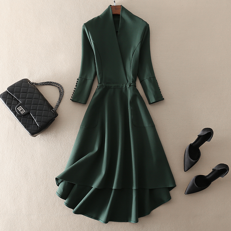 欧洲站新款女装夏时尚潮流少女装,欧洲站时尚女装连衣裙