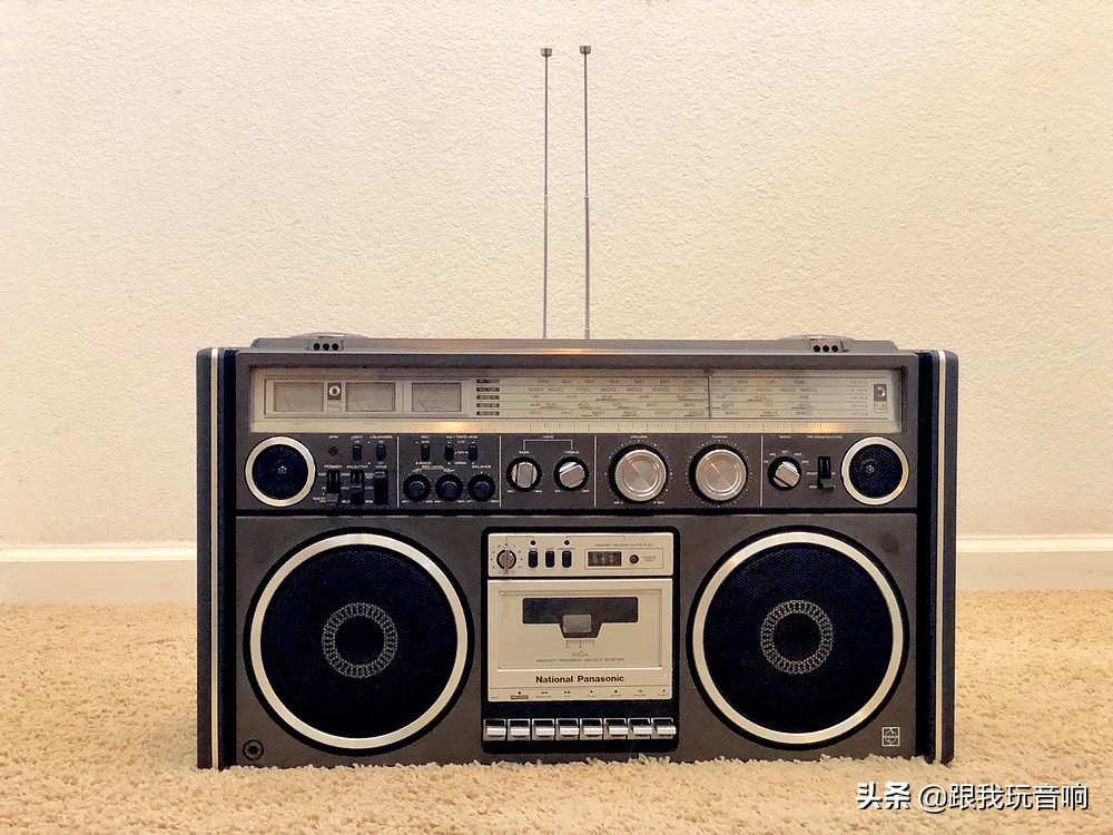 老式松下NationalRX7700BoomBox盒式录音机