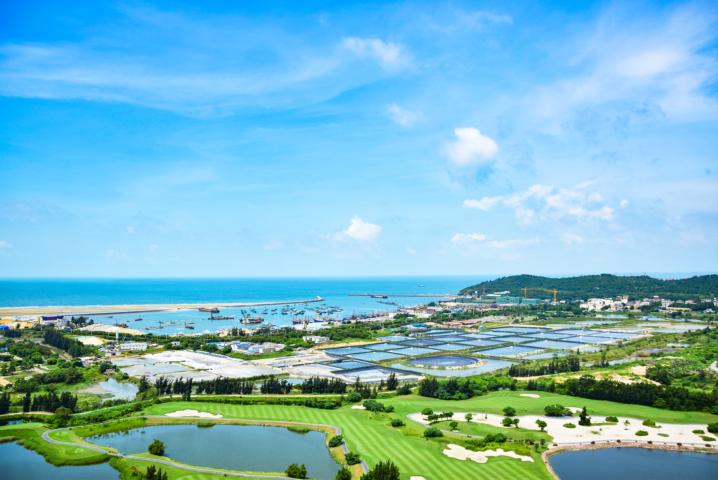 北海观山海高尔夫,北海最漂亮的场地
