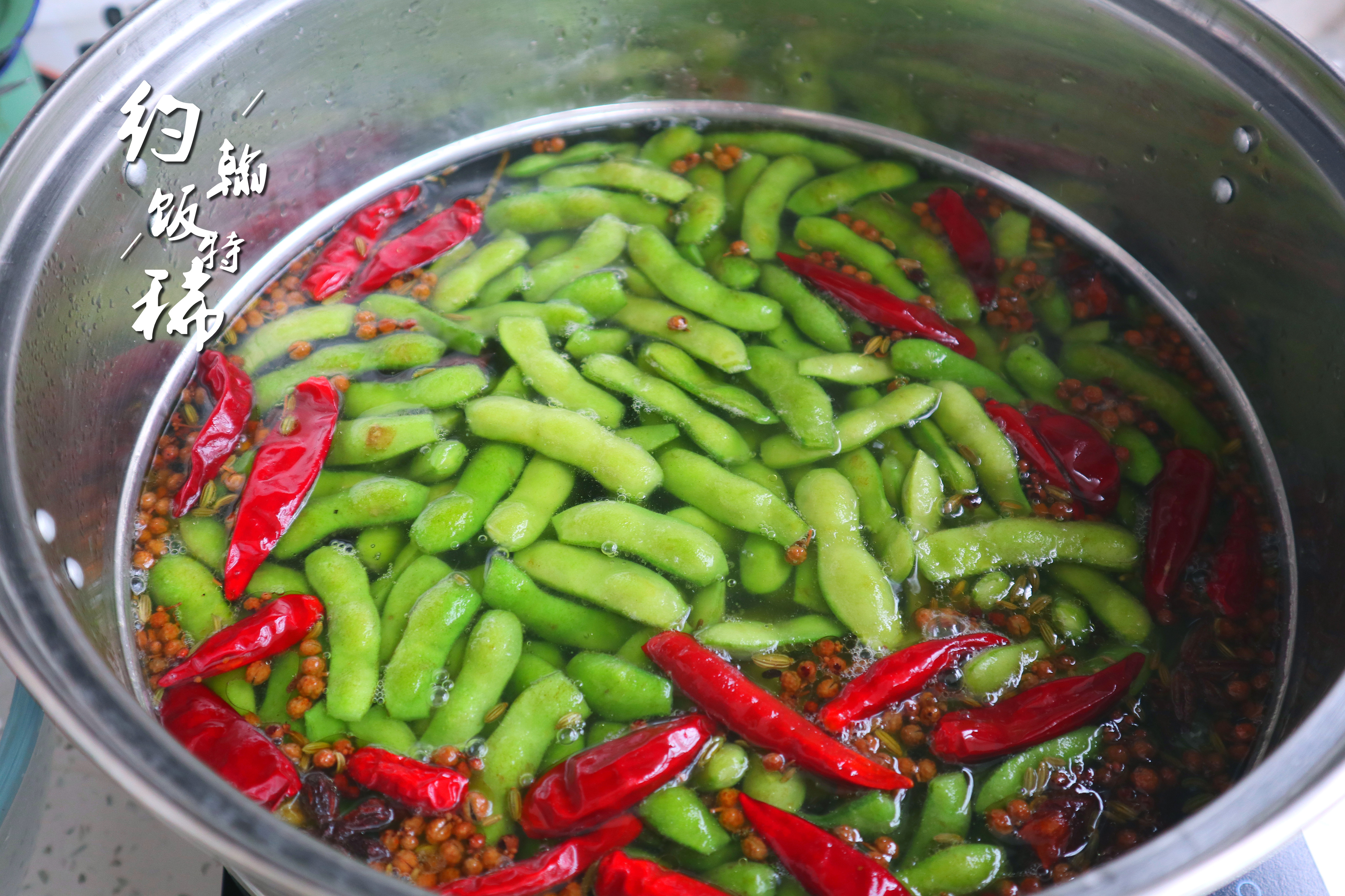 北方夜市卤毛豆做法,卤毛豆正确方法