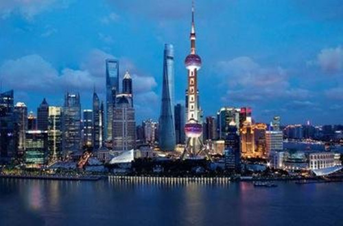 上海外滩风景东方明珠塔,上海东方明珠地标