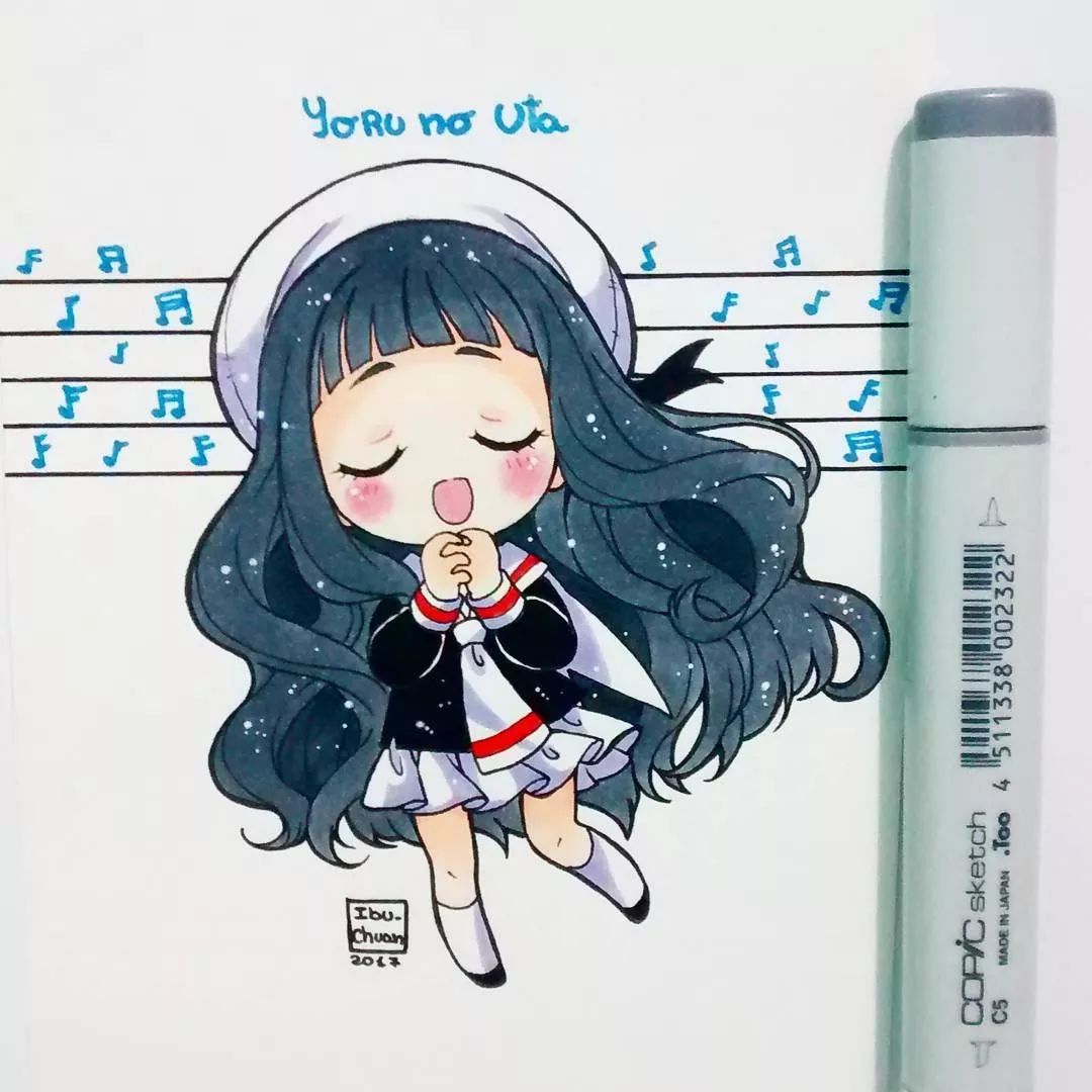 马克笔上色教程动漫人物q版30色,学马克笔画动漫免费教程