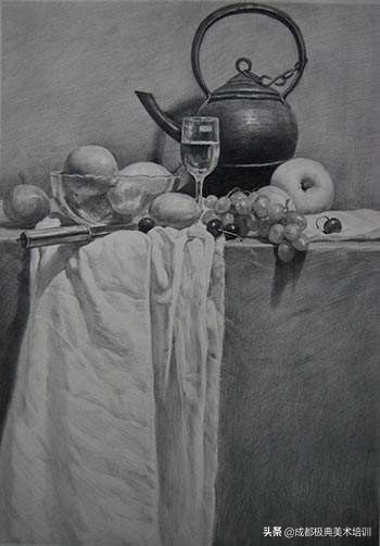 明暗素描基本法则,素描静物明暗教程