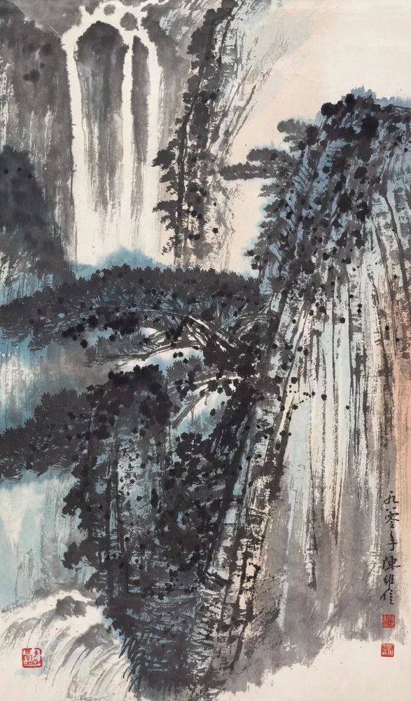 陈继儒山水画作品欣赏,陈良宗山水画作品欣赏