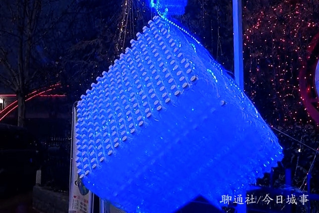 聊城古镇花灯制作,聊城创意花灯图片