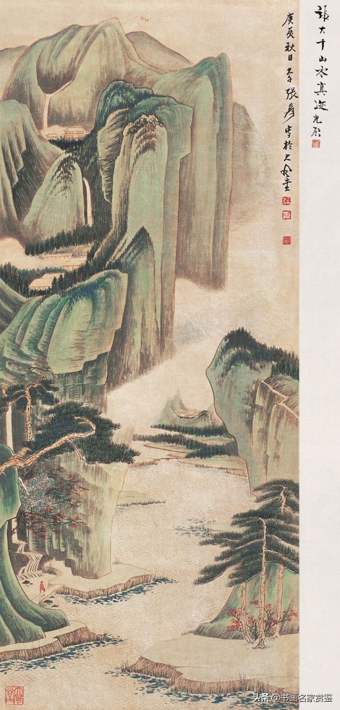 张大千最著名的画人物,上世纪画坛大师