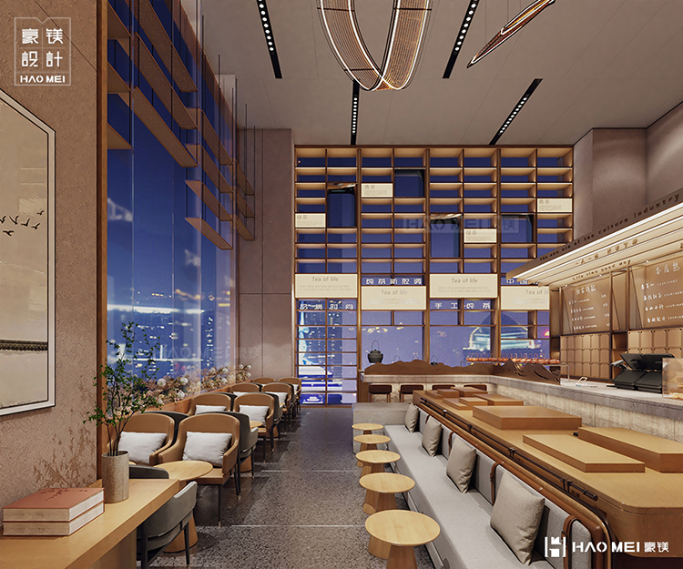 苏州创意茶空间设计,喜茶杭州空间设计