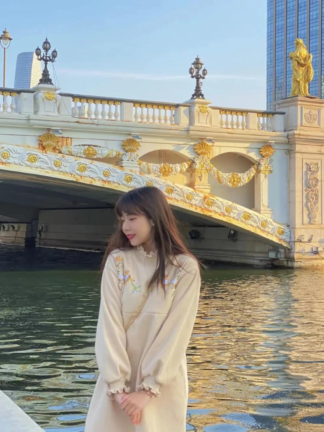 天津绝美夜拍,天津超美晚霞