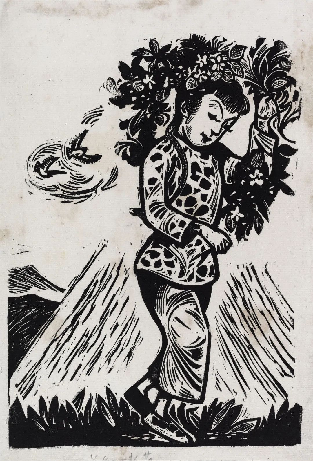 黄永玉画老头,96岁天才画家黄永玉