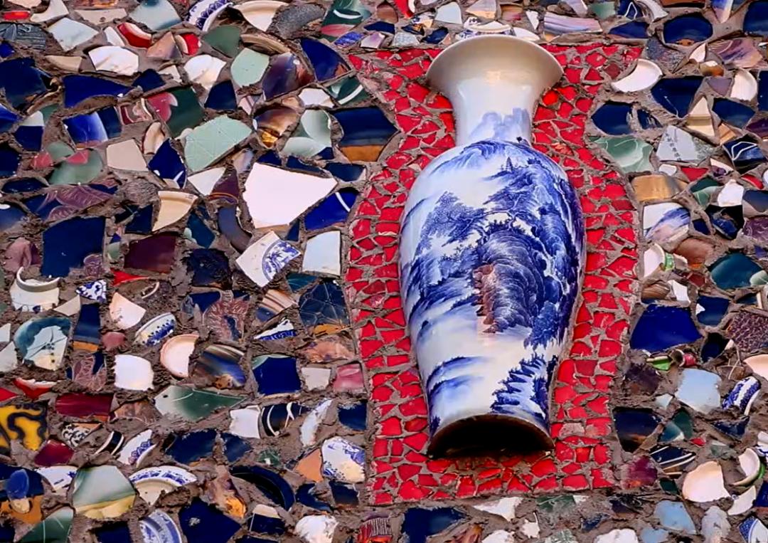 91岁老奶奶打造一座千年瓷宫,80岁老人打造千年瓷宫在哪