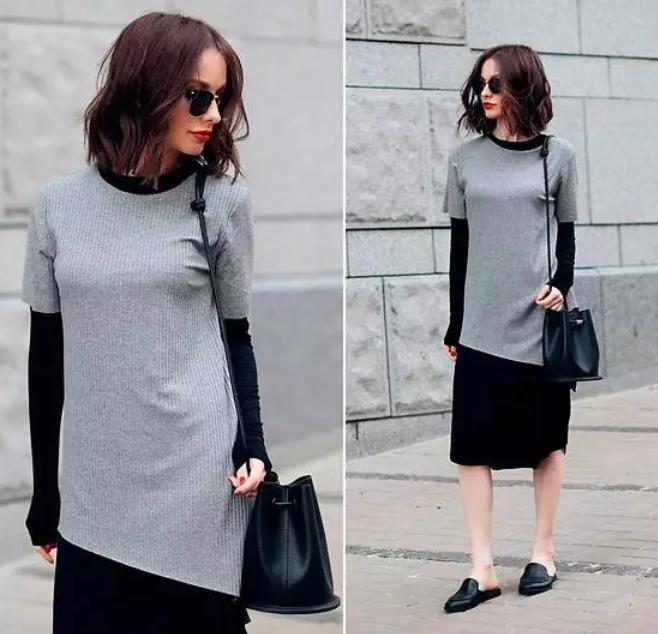 张天爱夏日清凉穿搭,张天爱黑色连体衣超显瘦