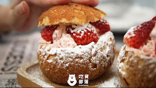 西树泡芙回归款,西树泡芙绿色奶油