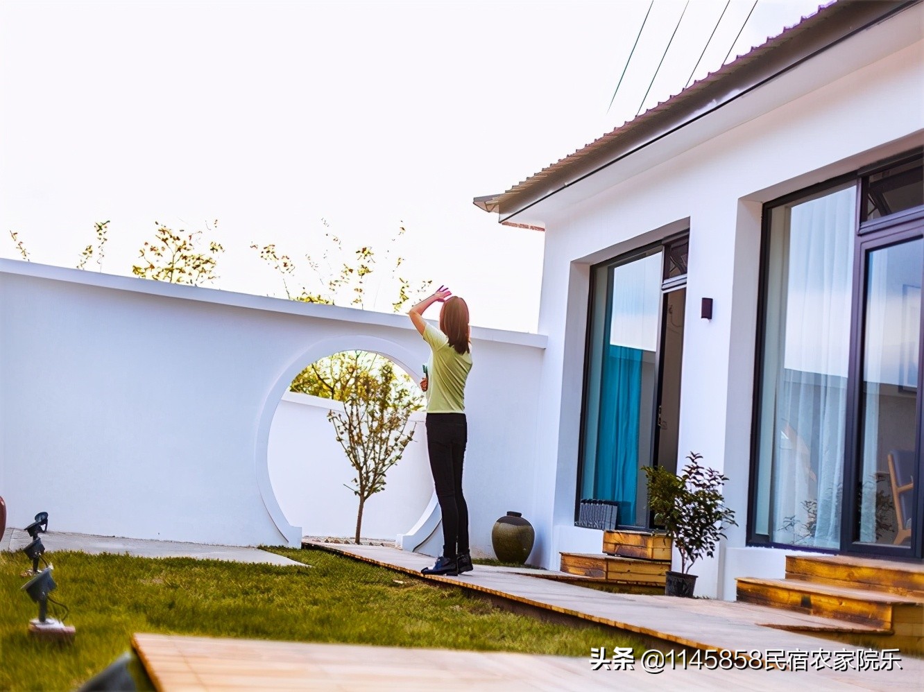 房山区风景好的民宿,十渡心悦院子