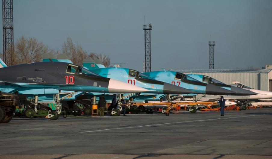 叙利亚苏34重型战斗机,苏34战机在叙利亚投弹视频