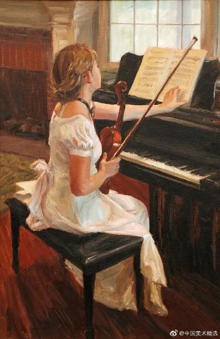 溢出油画的乐音妙韵