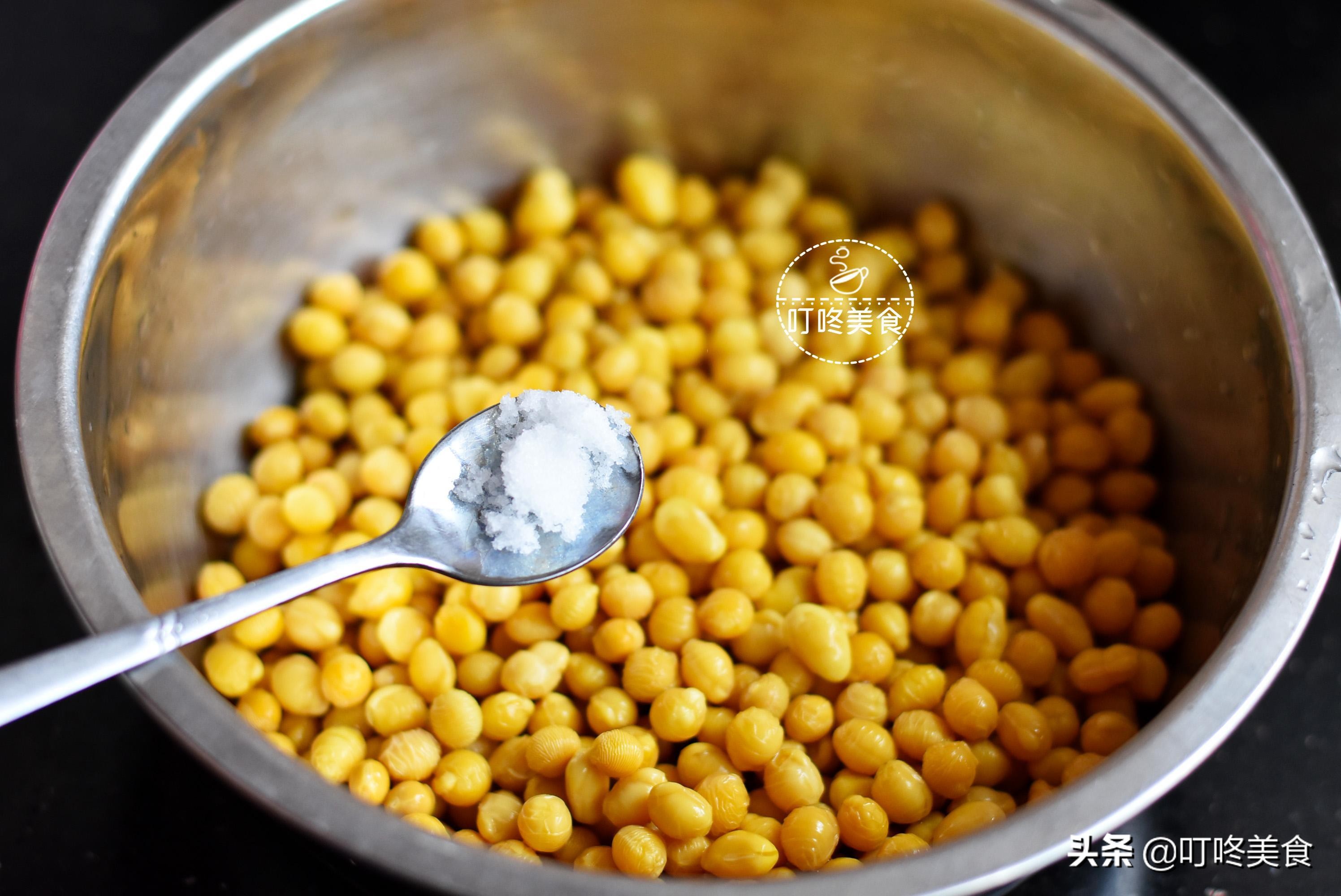 炸黄豆要裹淀粉吗,炸黄豆放普通盐行吗