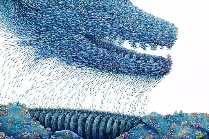 小央美水墨画作品欣赏,小央美人物画