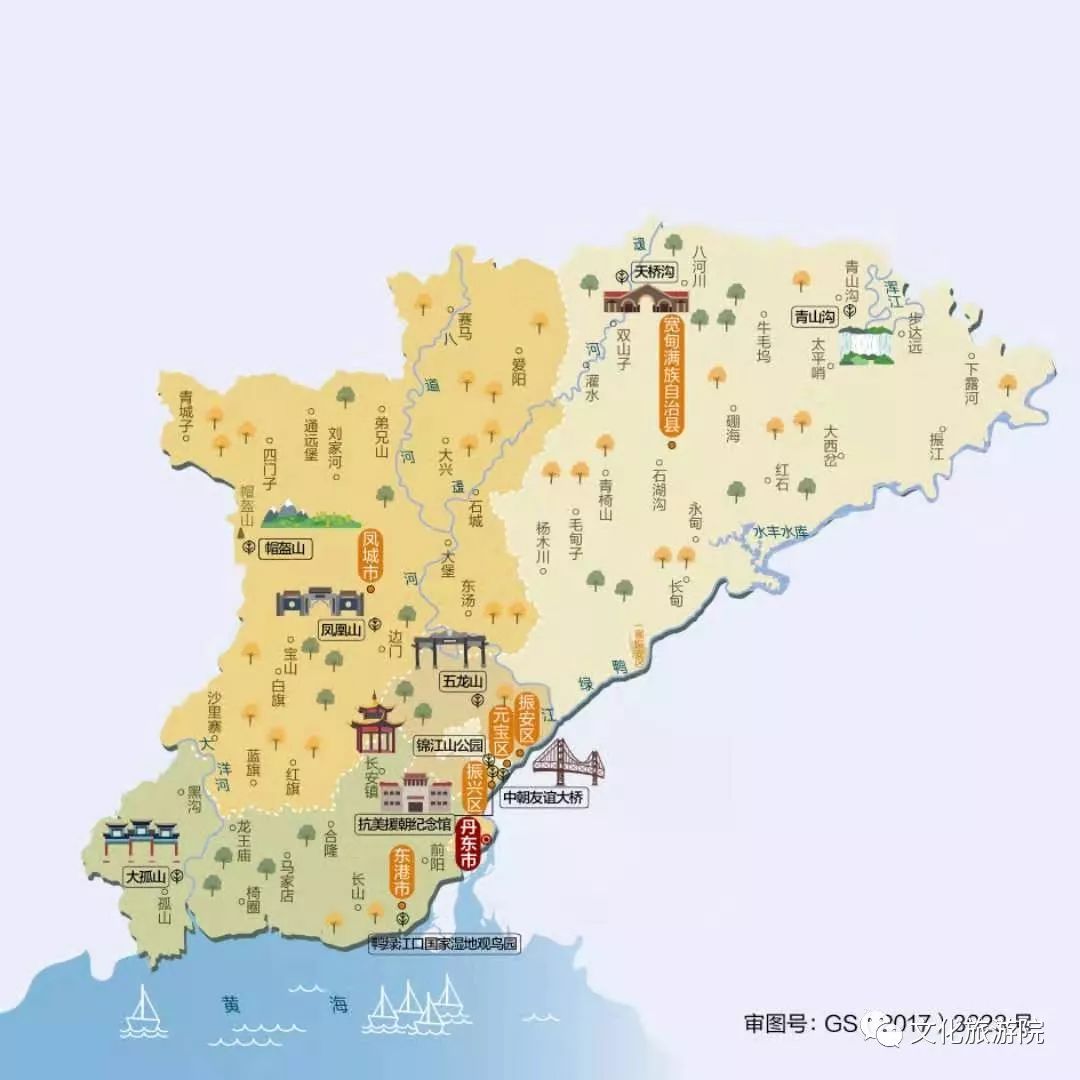 大连旅行地图,大连旅游线路地图全图