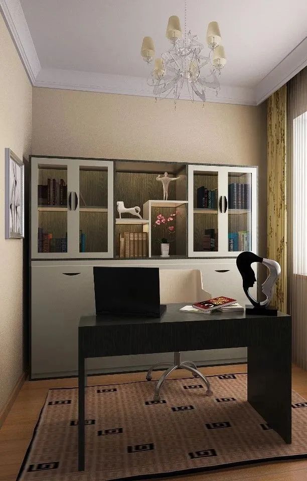 十大中式最美书房,绝美书桌透明