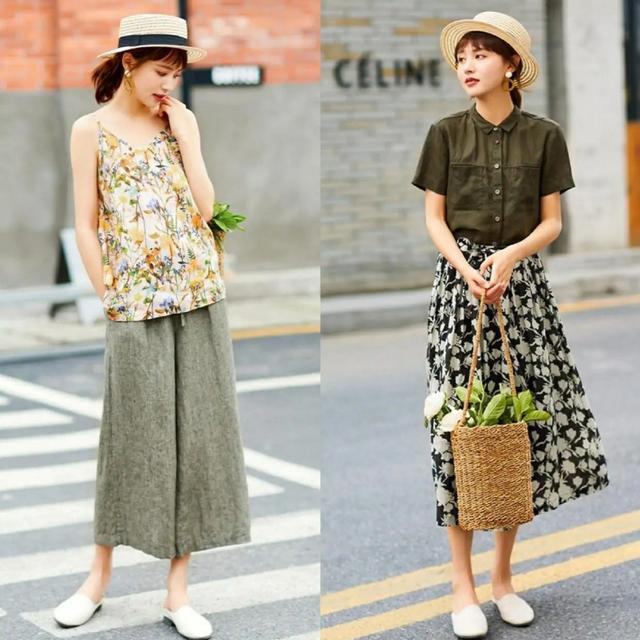 今年流行“棉麻裙穿搭”了，清凉透气又舒适时髦，轻松穿出文艺范