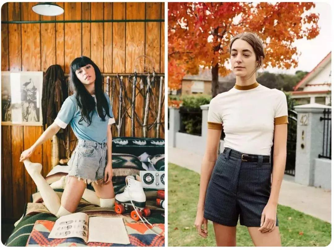 夏天穿蓝色短裤上衣穿什么好看,夏天哪几种短裤不要穿