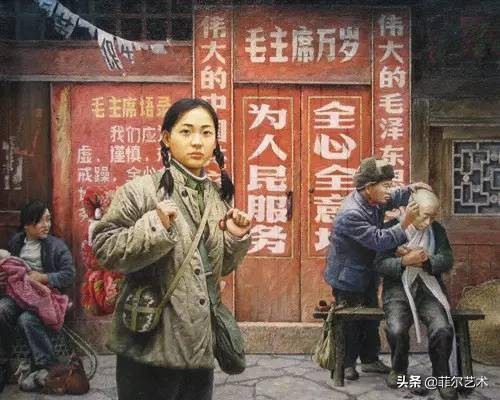 诗中有画的油画作品,油画人物写实油画