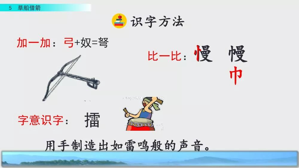 部编版五年级下册第5课《草船借箭》图文讲解+知识点梳理